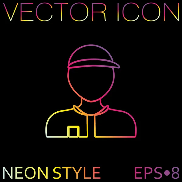 Male, man icon — Stock Vector