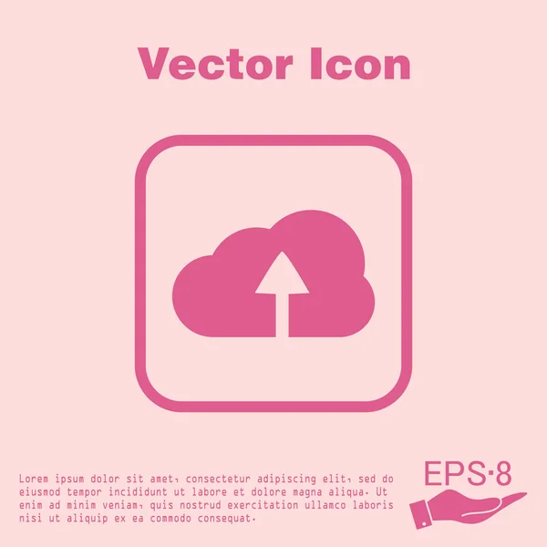 Ikona stahování souborů — Stockový vektor