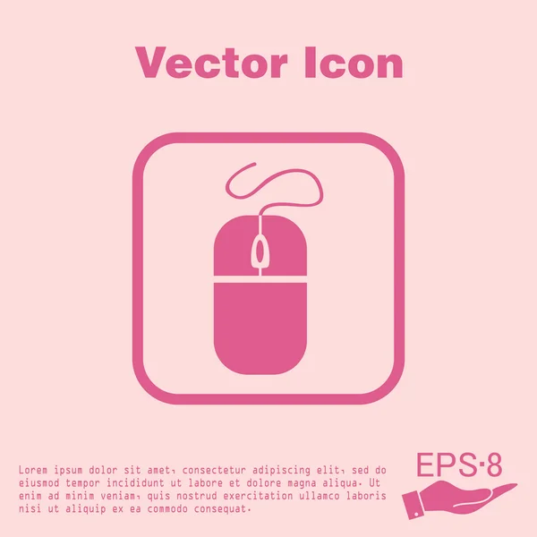 Ikona myši počítače — Stockový vektor