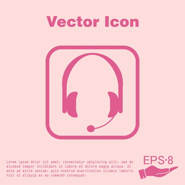 Zákaznická podpora, ikona — Stockový vektor