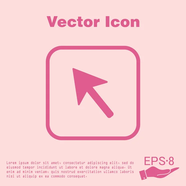 Web nuoli symboli — vektorikuva