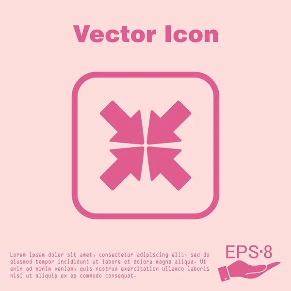 Mueva el signo de flechas — Vector de stock