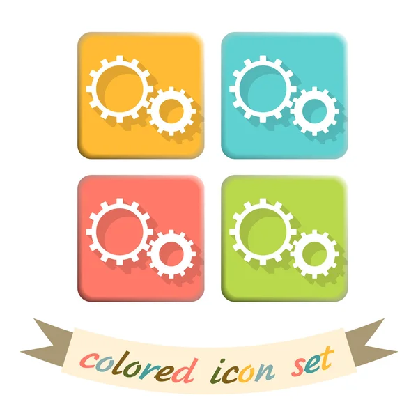 Symbol settings. cogwheel — Stock Vector