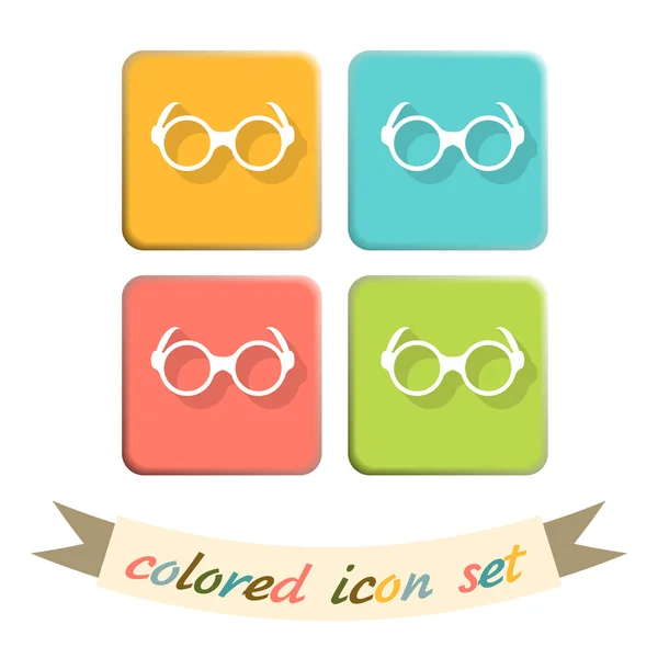 Glasses, style icon — Stock Vector