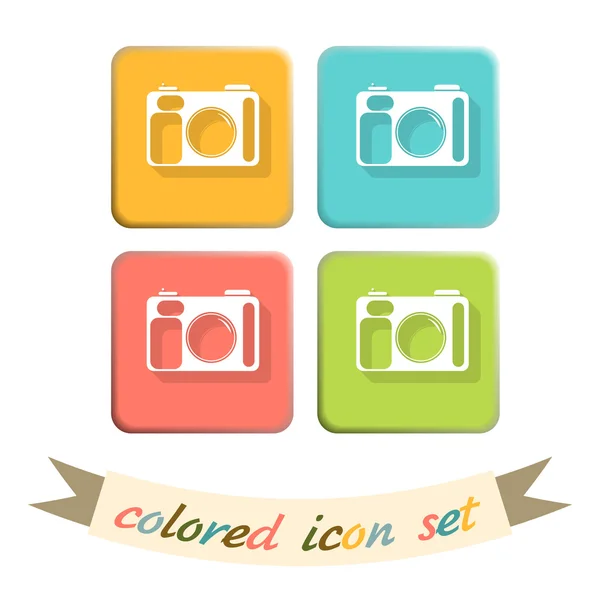 Photo camera icon — Stock Vector