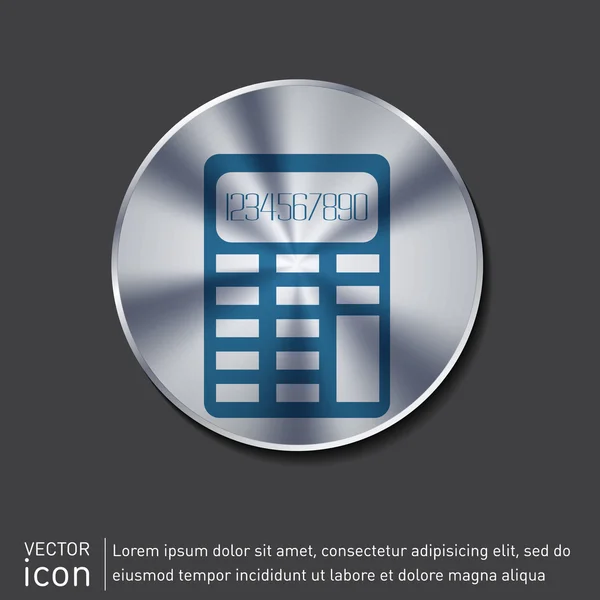 Calculadora. signo de oficina — Archivo Imágenes Vectoriales