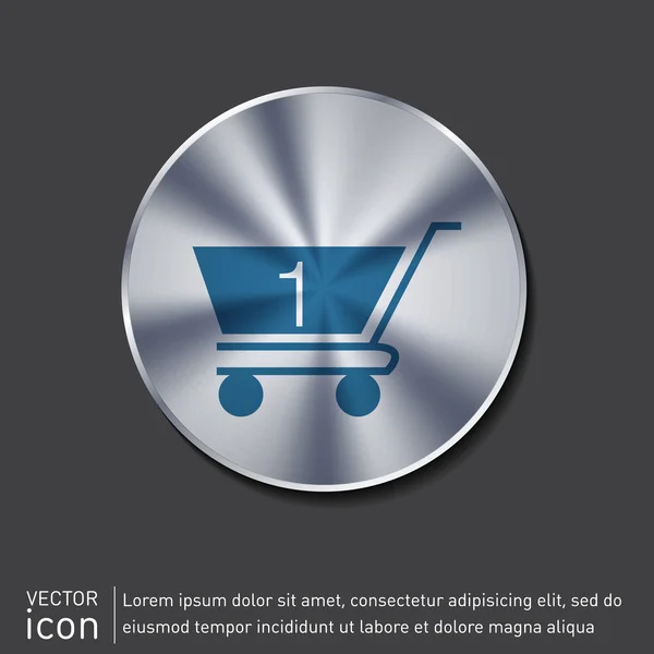 Online shopping icon — Stock Vector