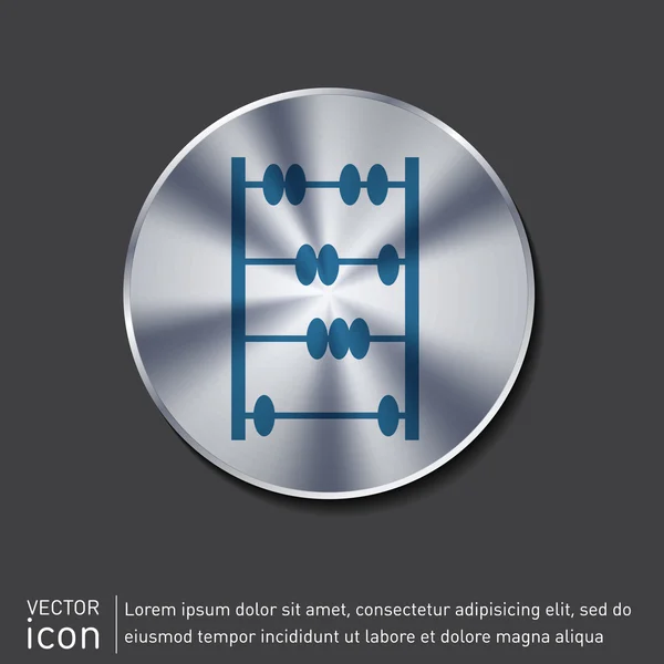 Antiguo icono retro abacus — Archivo Imágenes Vectoriales