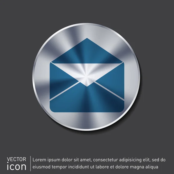 Enveloppe, icône email — Image vectorielle