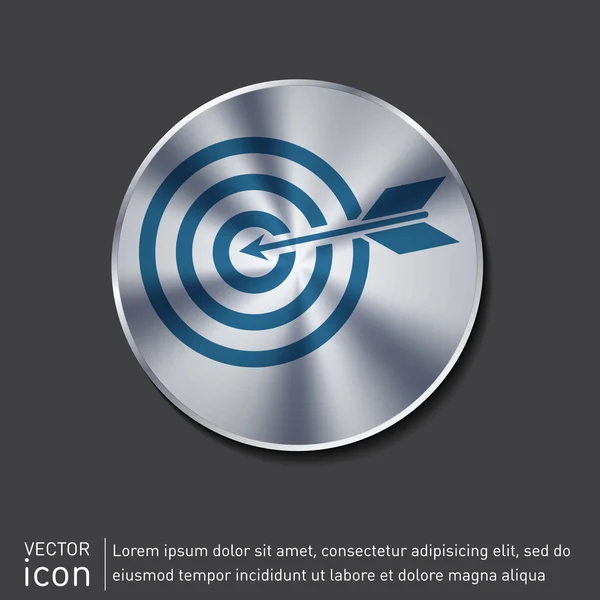 Target symbol. darts icon — Stock Vector