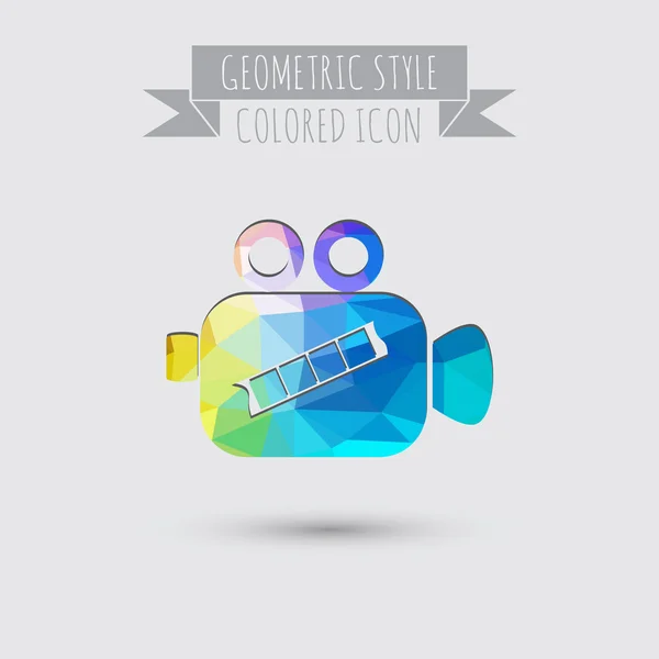 Video camera-icoontje — Stockvector