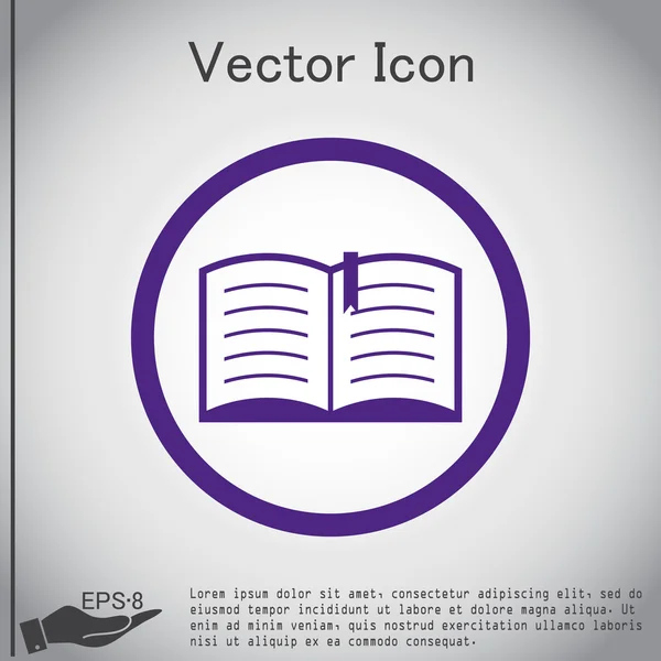 Otevřená kniha znamení — Stockový vektor