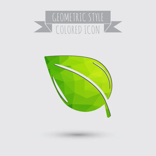 Signo de hoja. icono de naturaleza — Vector de stock