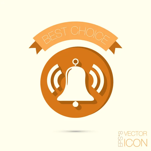 Ring bell icon. — Stock Vector