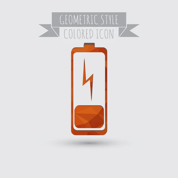 Discharged battery  symbol — Stock Vector