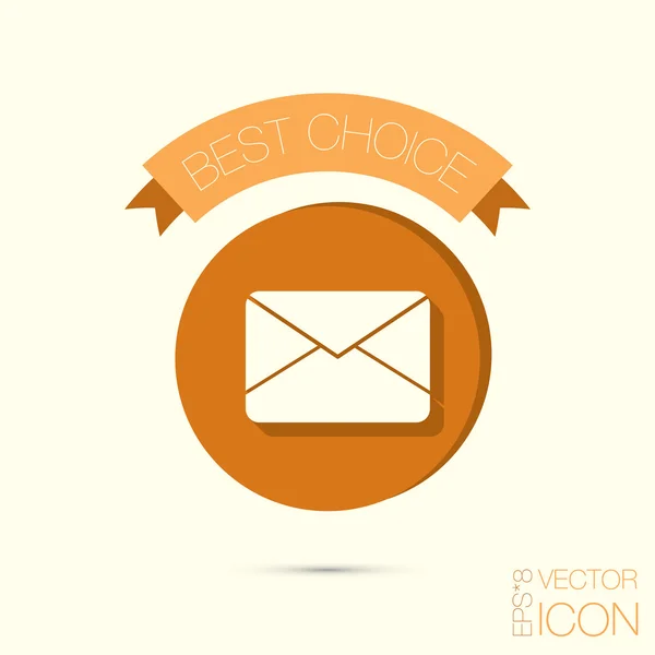 Envelop, e-mailpictogram — Stockvector