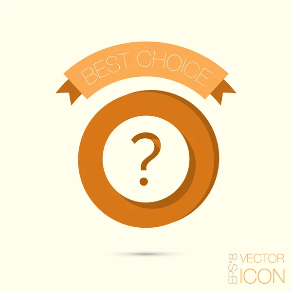 Question mark icon — Stock Vector