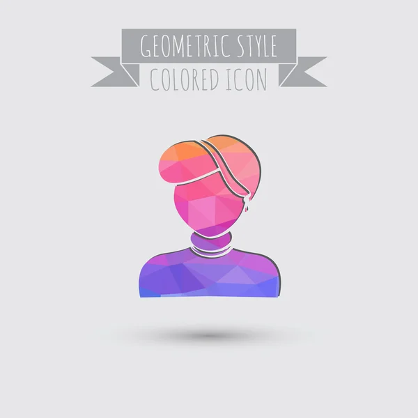 Female, woman icon — Stock Vector