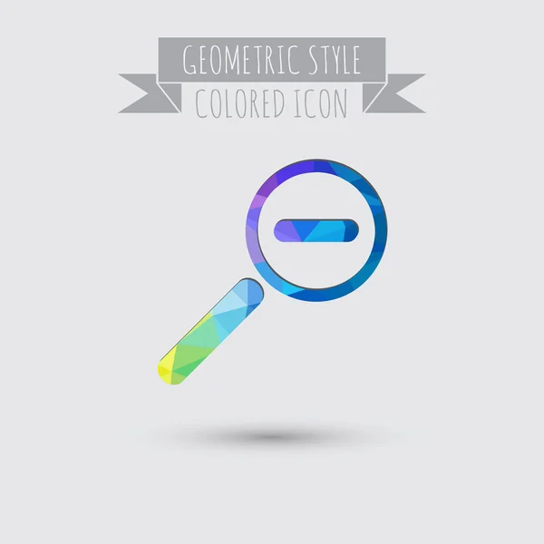 Magnifier,  reduction icon — Stock Vector