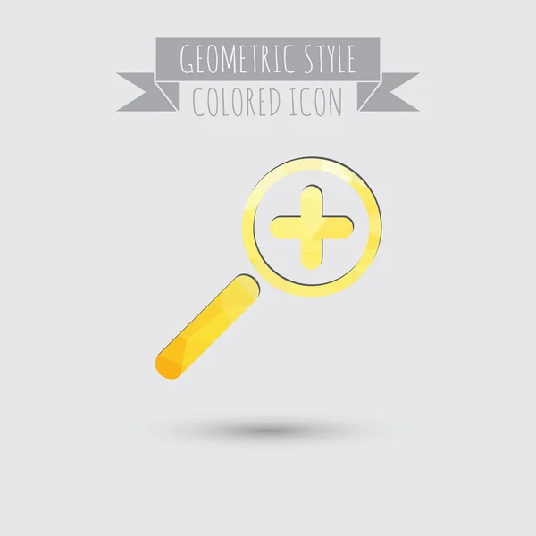 Magnifier, increase icon — Stock Vector