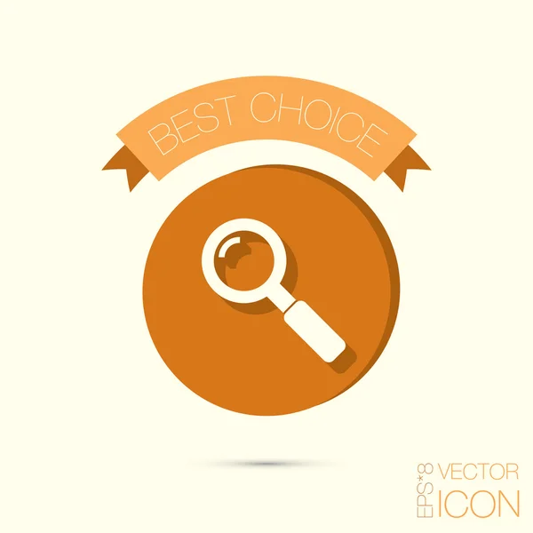 Magnifier,  search icon — Stock Vector