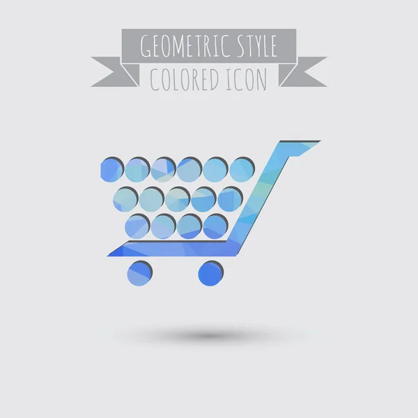 Cart, online store icon — Stock Vector