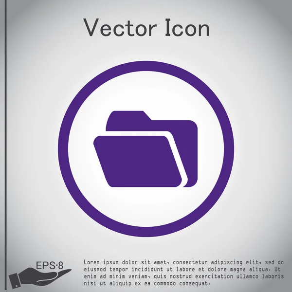 Carpeta para firmar documentos. — Vector de stock