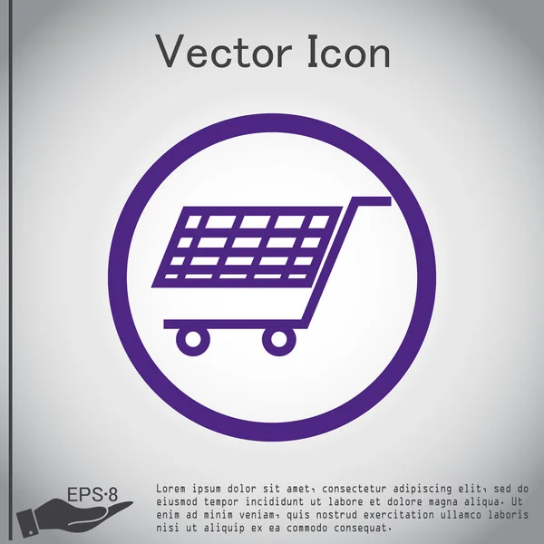 Icono de compras en línea — Archivo Imágenes Vectoriales
