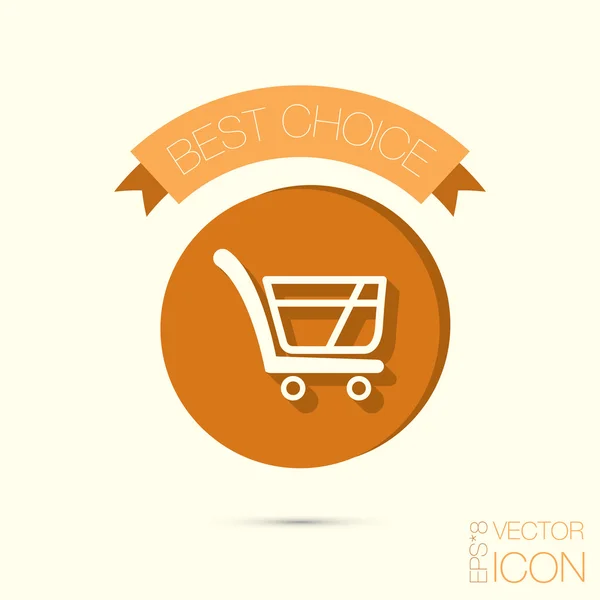 Online-Shopping-Ikone — Stockvektor