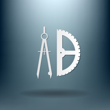 Pusula ve iletki. Eğitim işareti