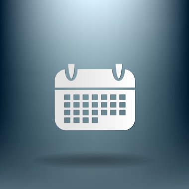 Takvim, saat simgesini