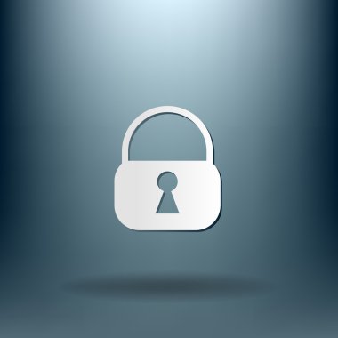 Asma kilit, güvenlik simgesi