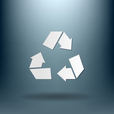 Okları geri dönüşüm sembolü