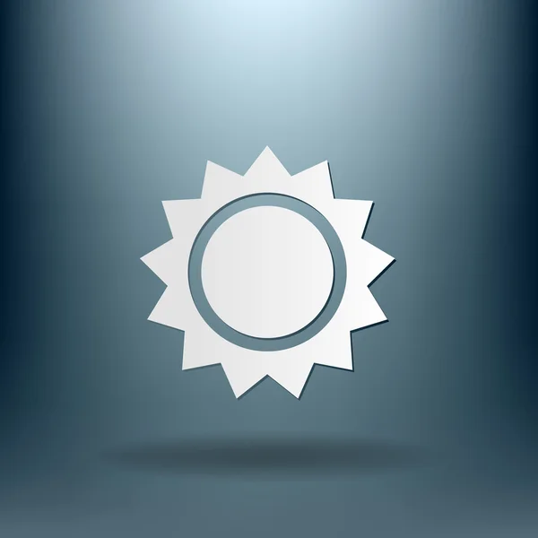 Vejr ikon. sol – Stock-vektor
