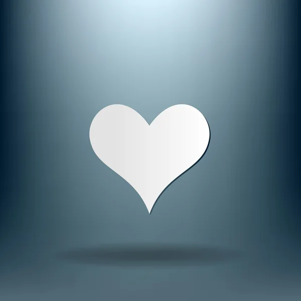 Hjärta, kärlek ikonen — Stock vektor