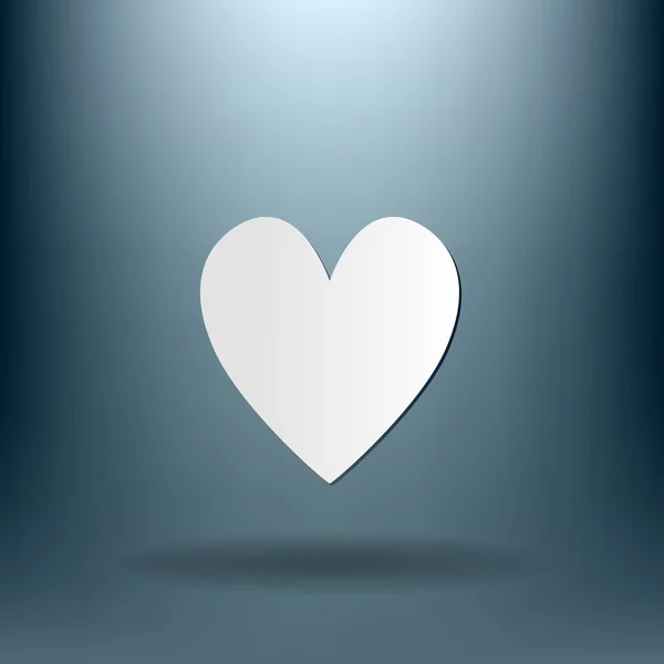 Corazón, icono del amor — Archivo Imágenes Vectoriales