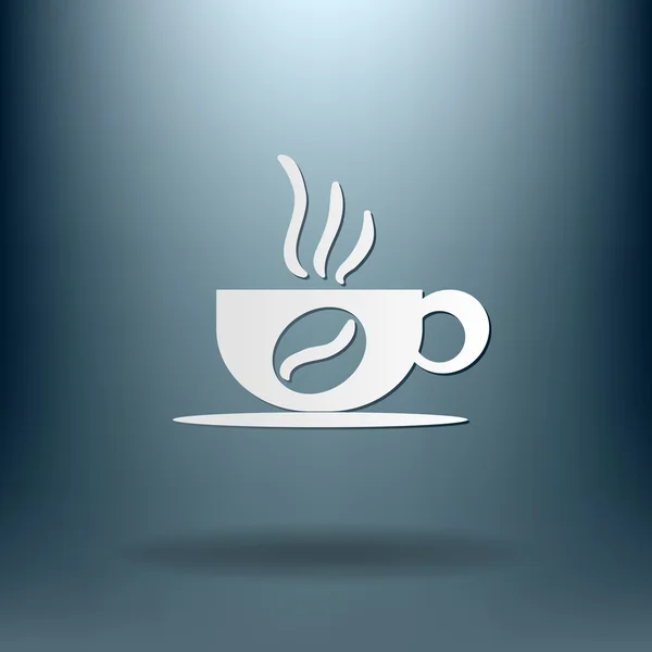 Taza de café o té icono — Vector de stock