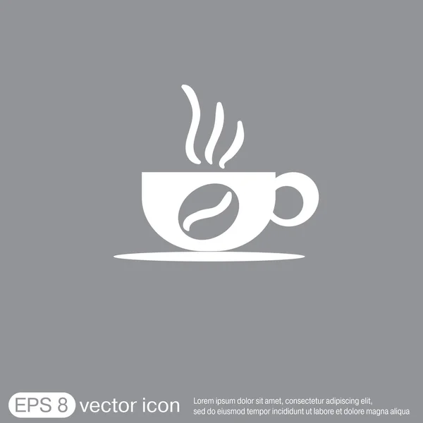 Kávé csésze vagy tea ikon — Stock Vector