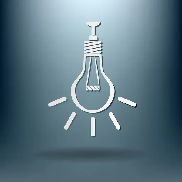 Lightbulb, ideas icon — Stock Vector