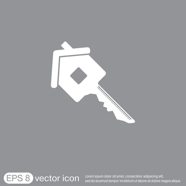 Ключ у будинку — стоковий вектор