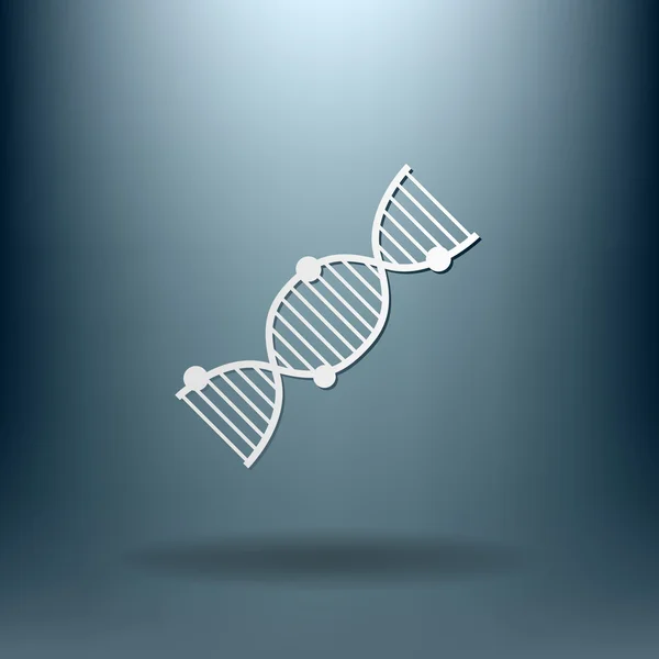 Elica del DNA. Personaggio della ricerca medica — Vettoriale Stock