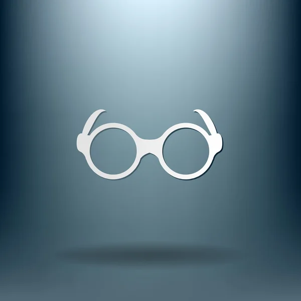 Gafas, icono de la vista — Vector de stock