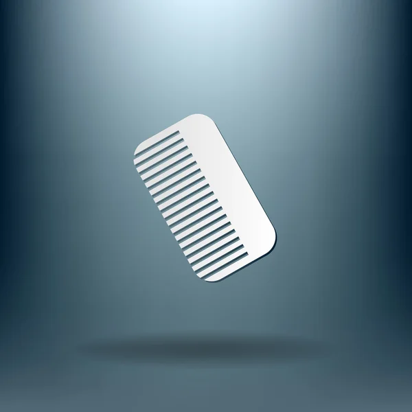 Comb. barbershop icon — Stock Vector