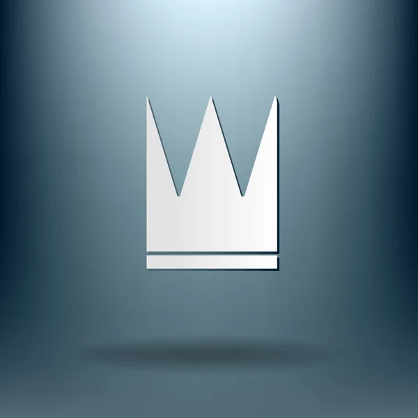 Kroon, Koninklijke, koning pictogram — Stockvector