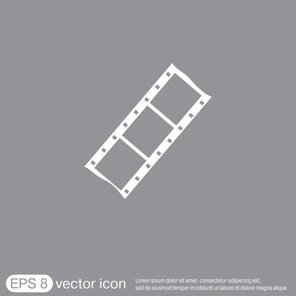 Filmschild. Symbol des Kinos — Stockvektor