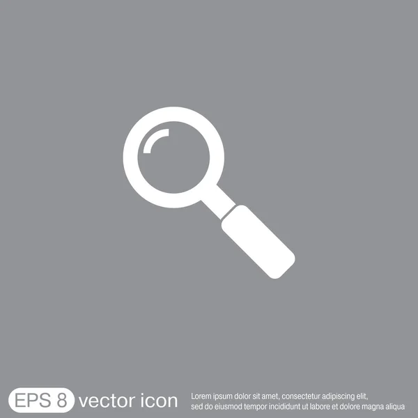 Search, magnifier icon — Stock Vector