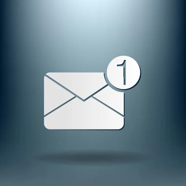 E-mail, ícone de carta — Vetor de Stock