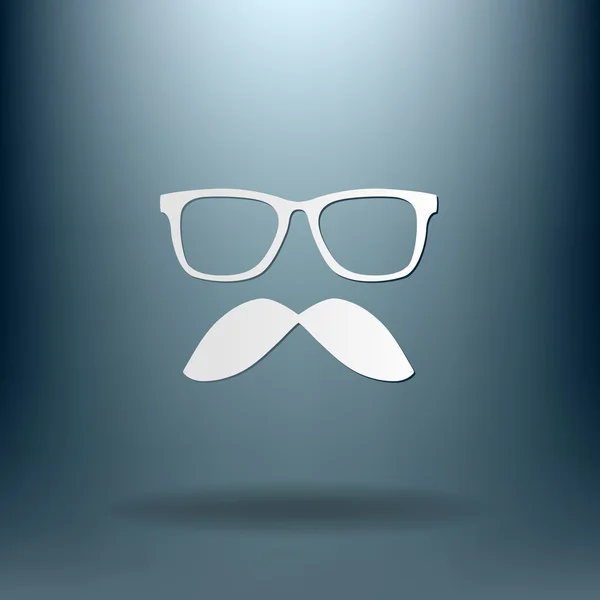 Hipster icono de estilo — Vector de stock