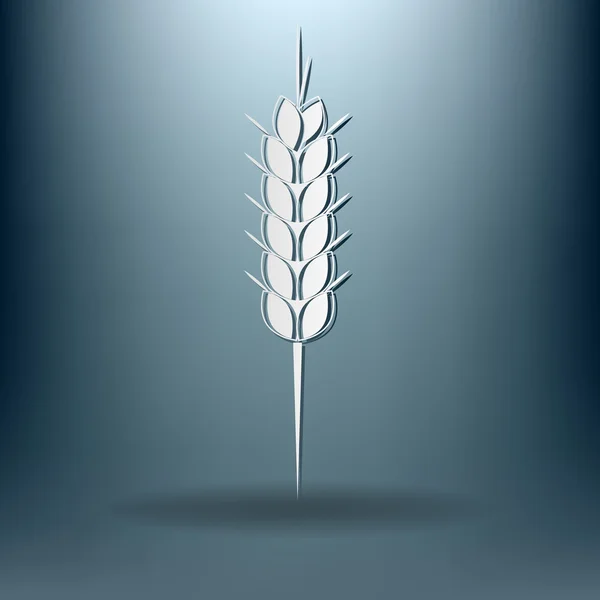 Wheat spike icon — Stock Vector