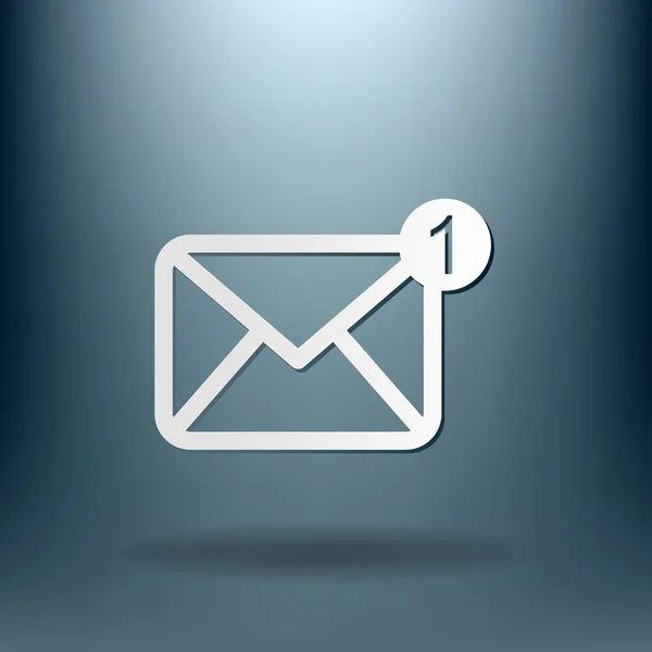 E-mail, icône de lettre — Image vectorielle